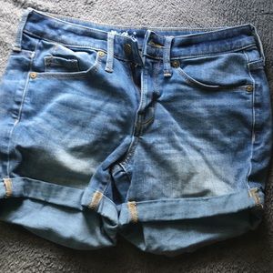 High waisted mossimo denim shorts